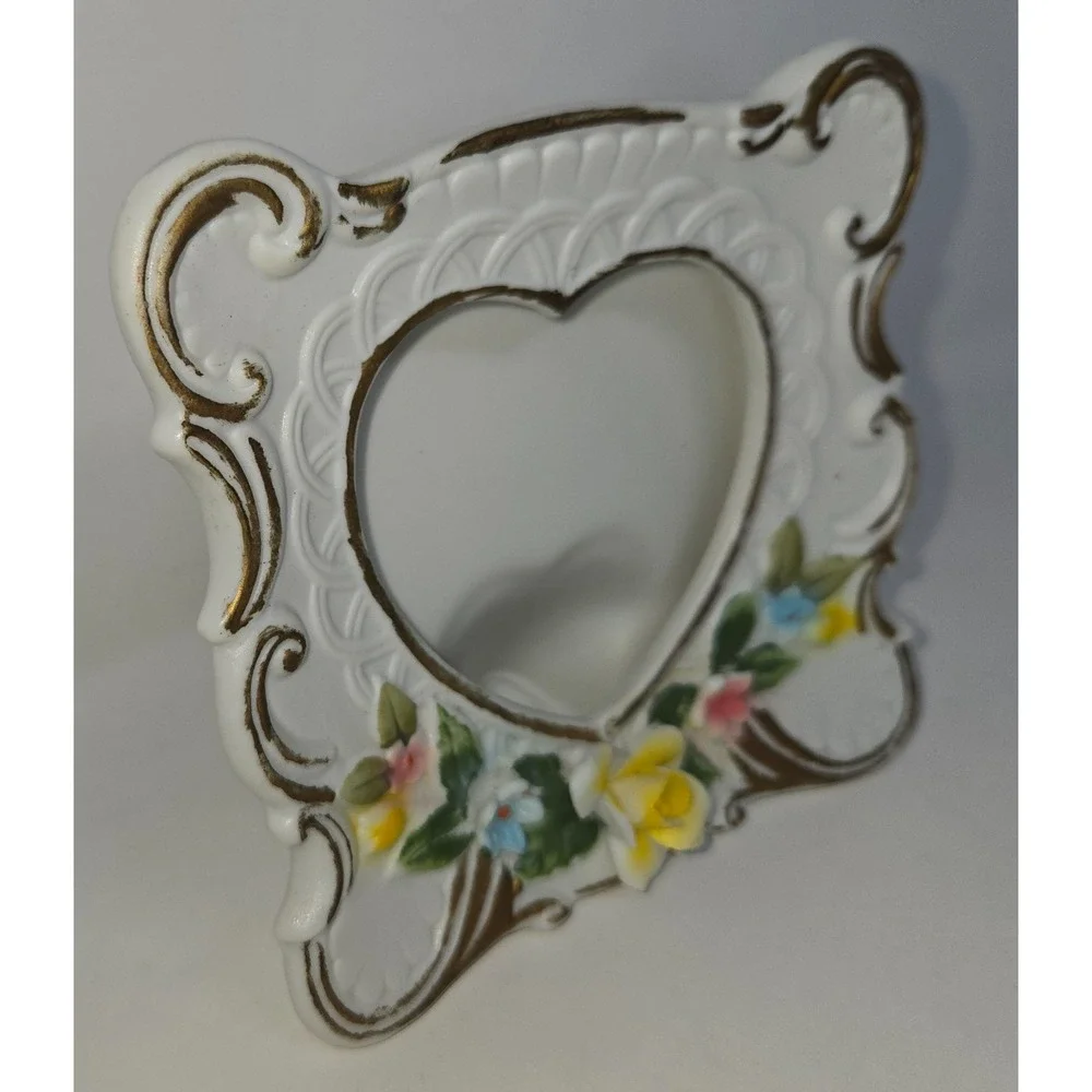 Lego Porcelain Picture Frame Top Loading 3D Porcelain Rose Frame for 3